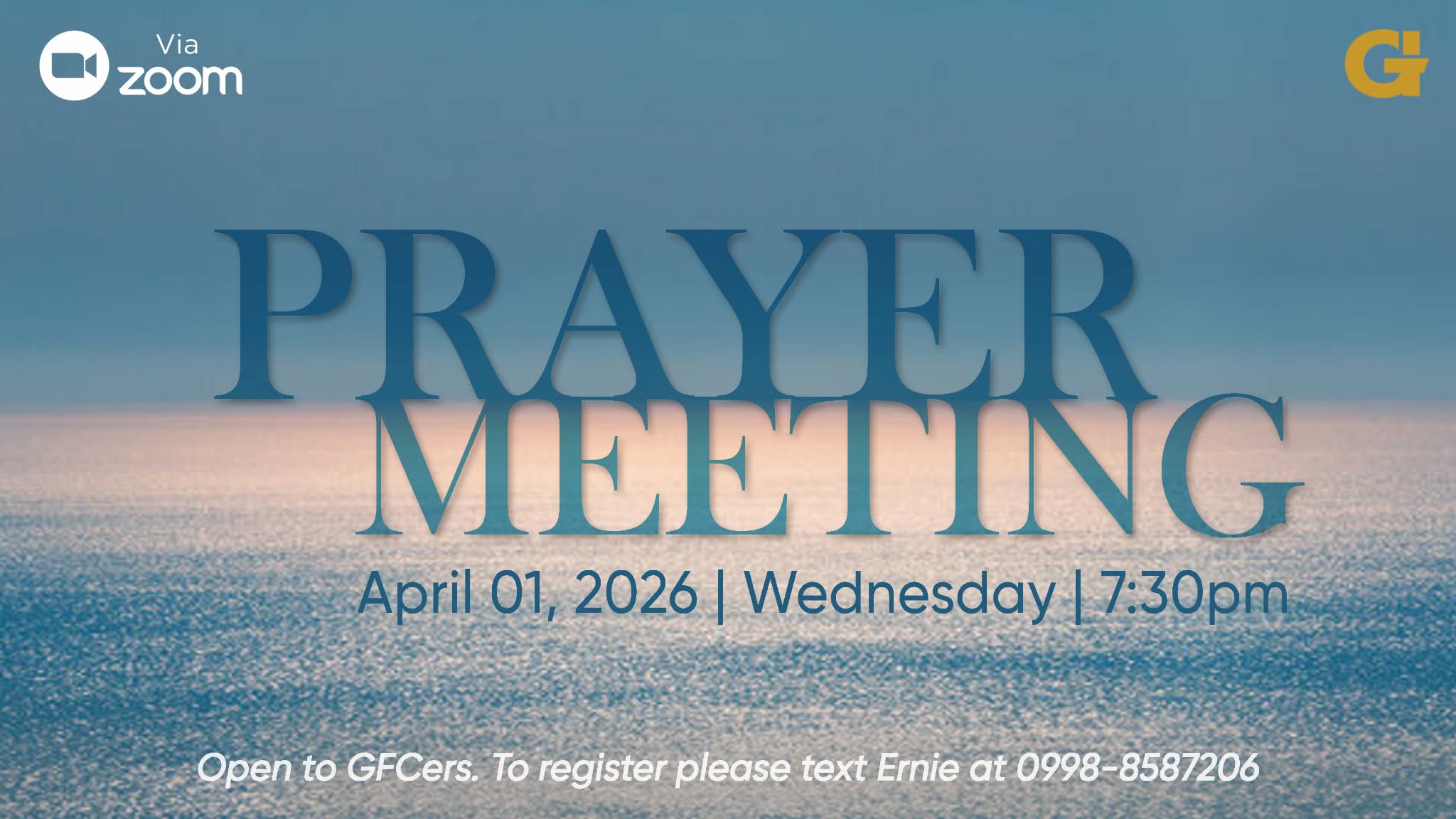 2026.04.01 Prayer Meeting